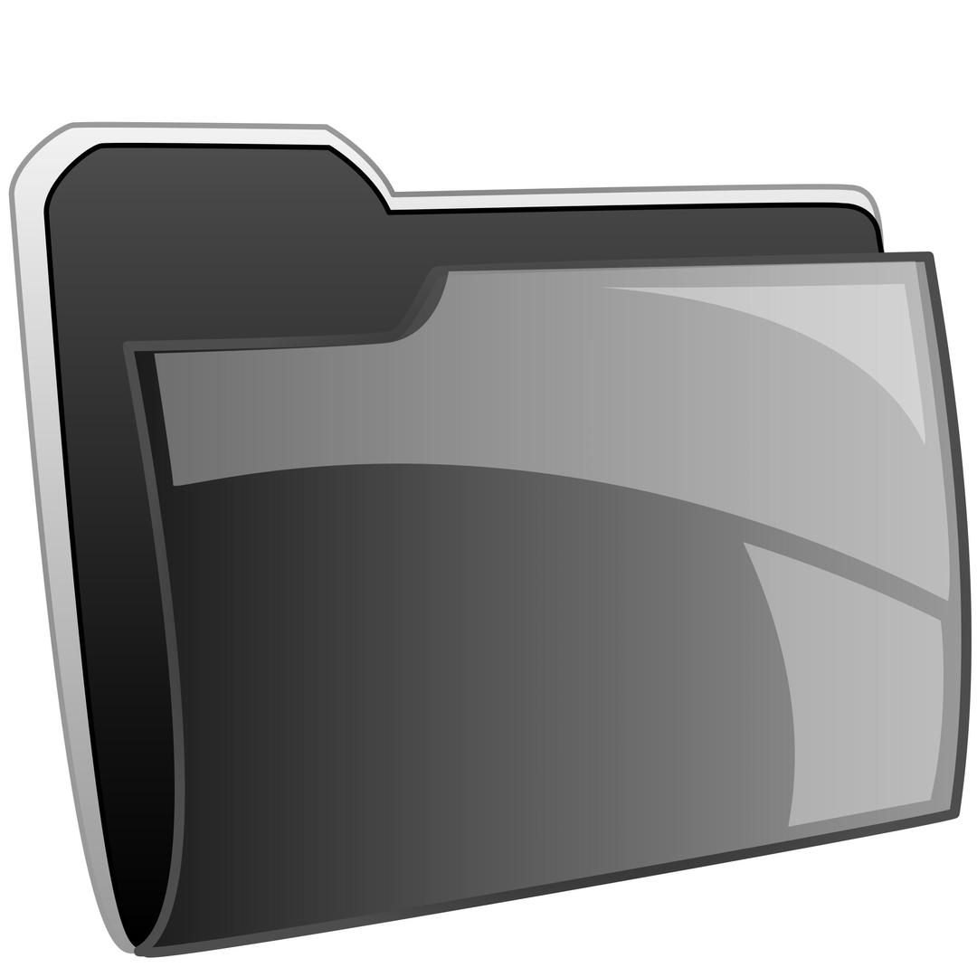 black folder png transparent
