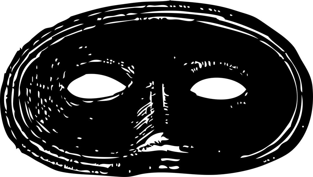 black mask png transparent