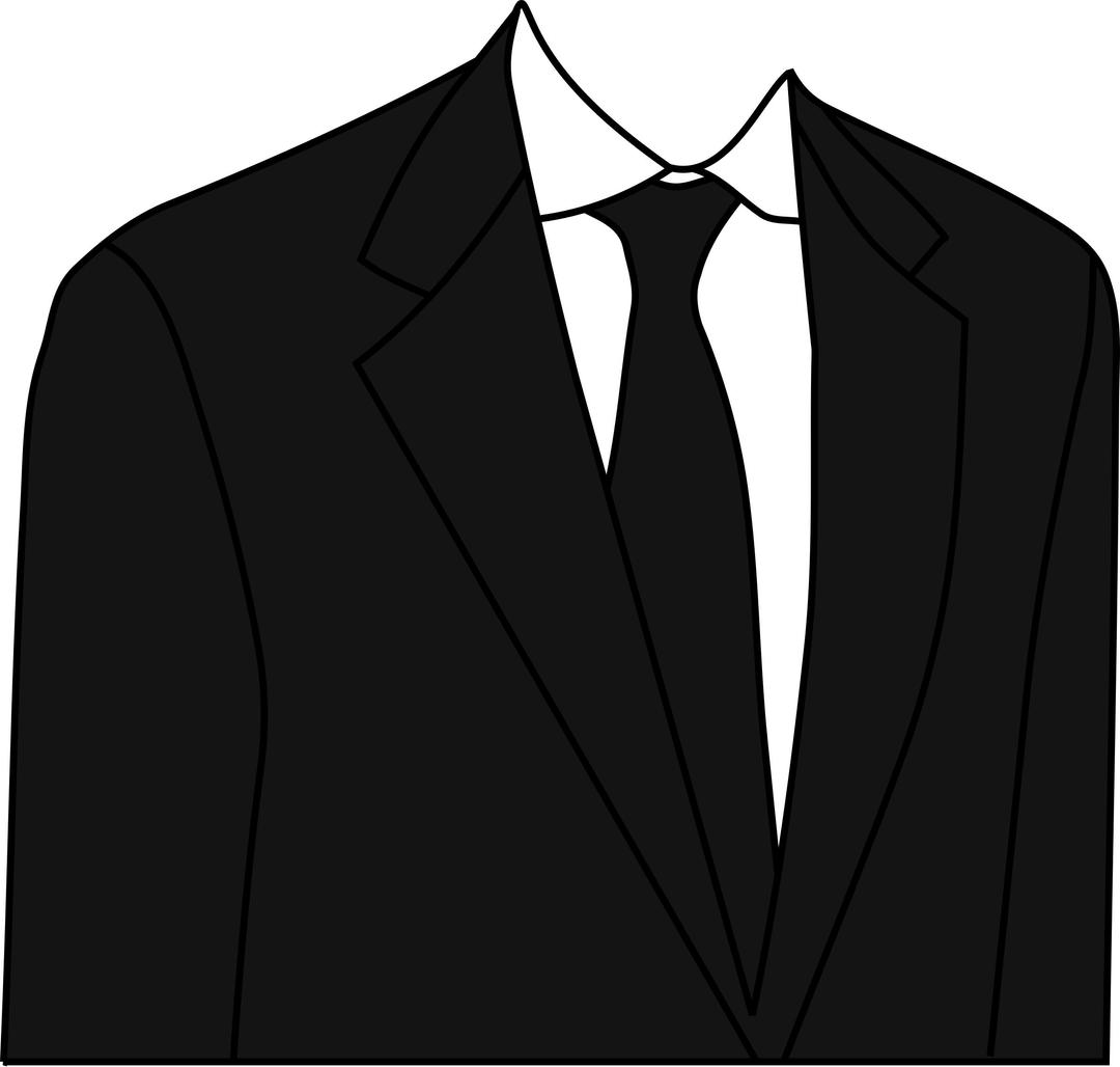 Black suit png transparent