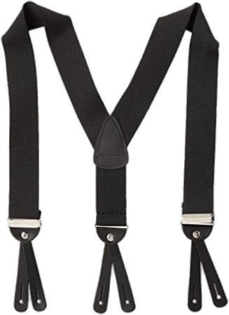 Black Suspenders png transparent