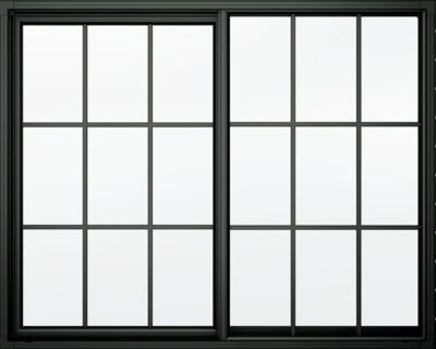 Black Window Frame png transparent