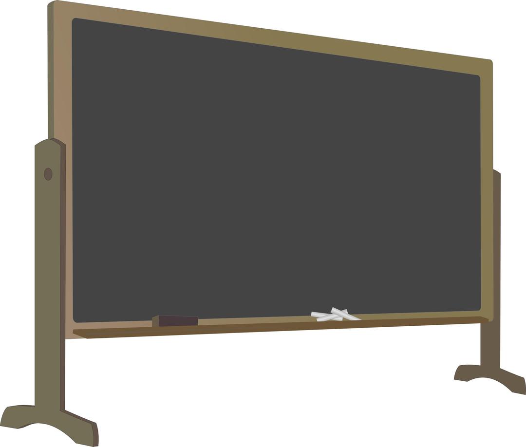 Blackboard with Stand png transparent