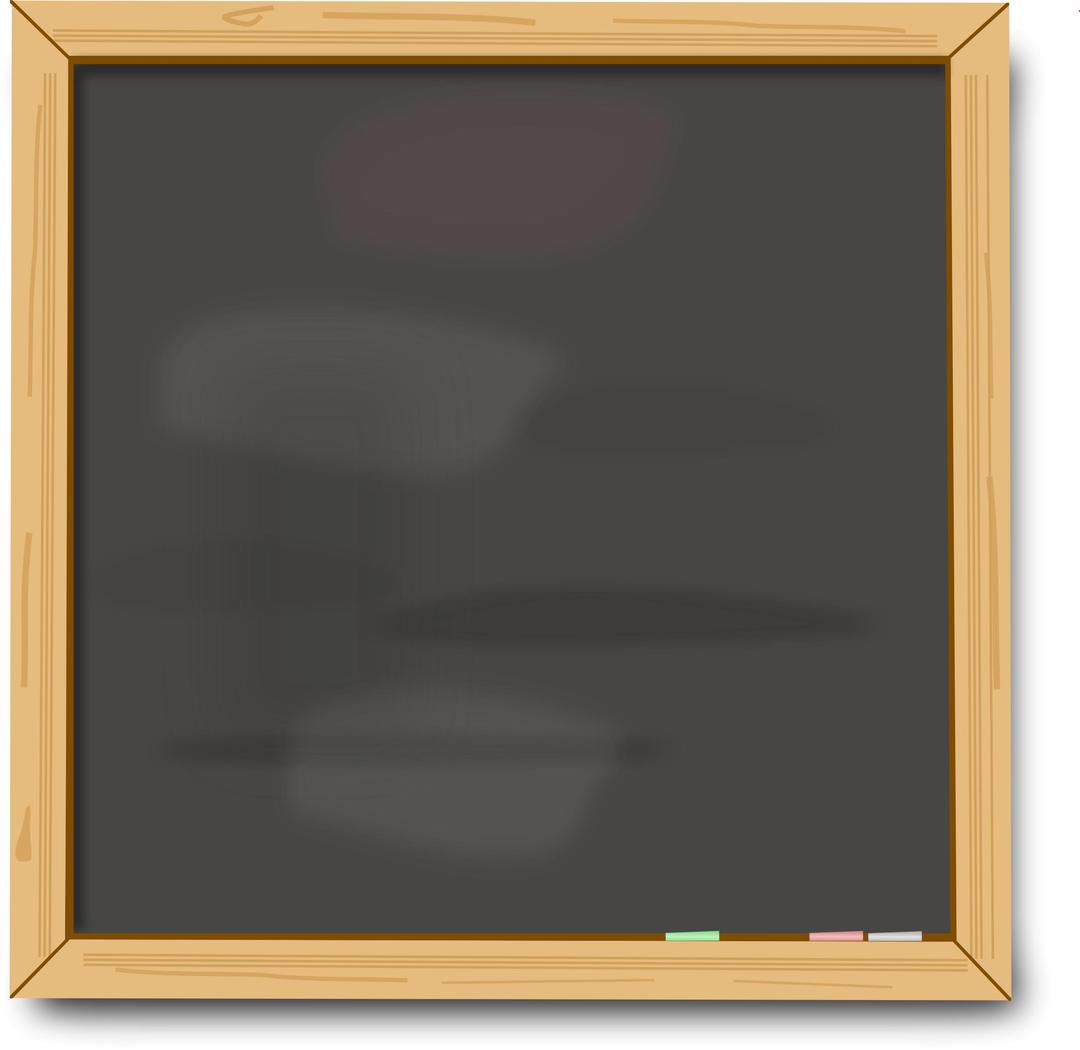 Blank chalk board png transparent