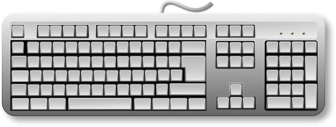 Blank Generic Keyboard png transparent