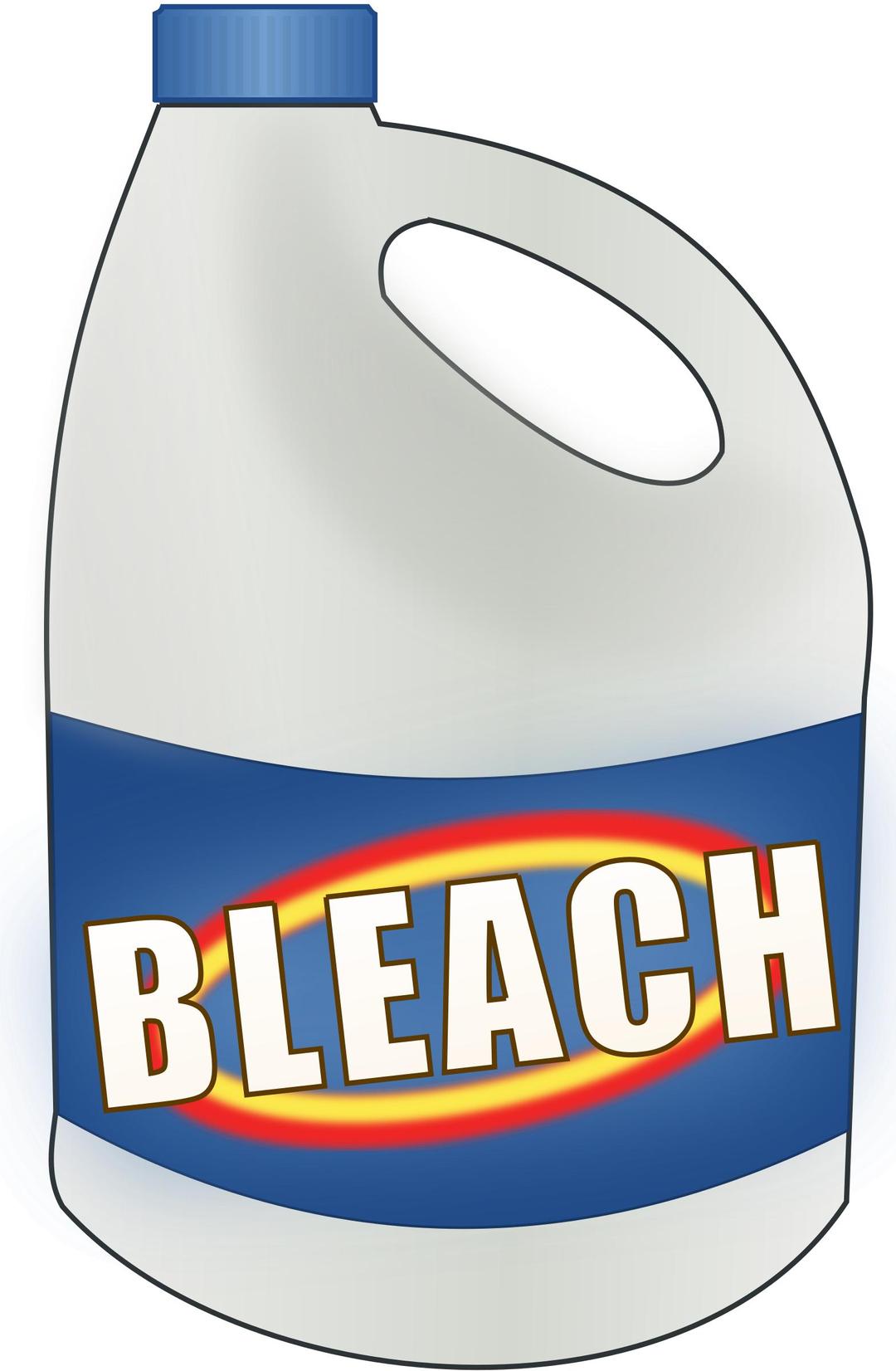 Bleach bottle png transparent