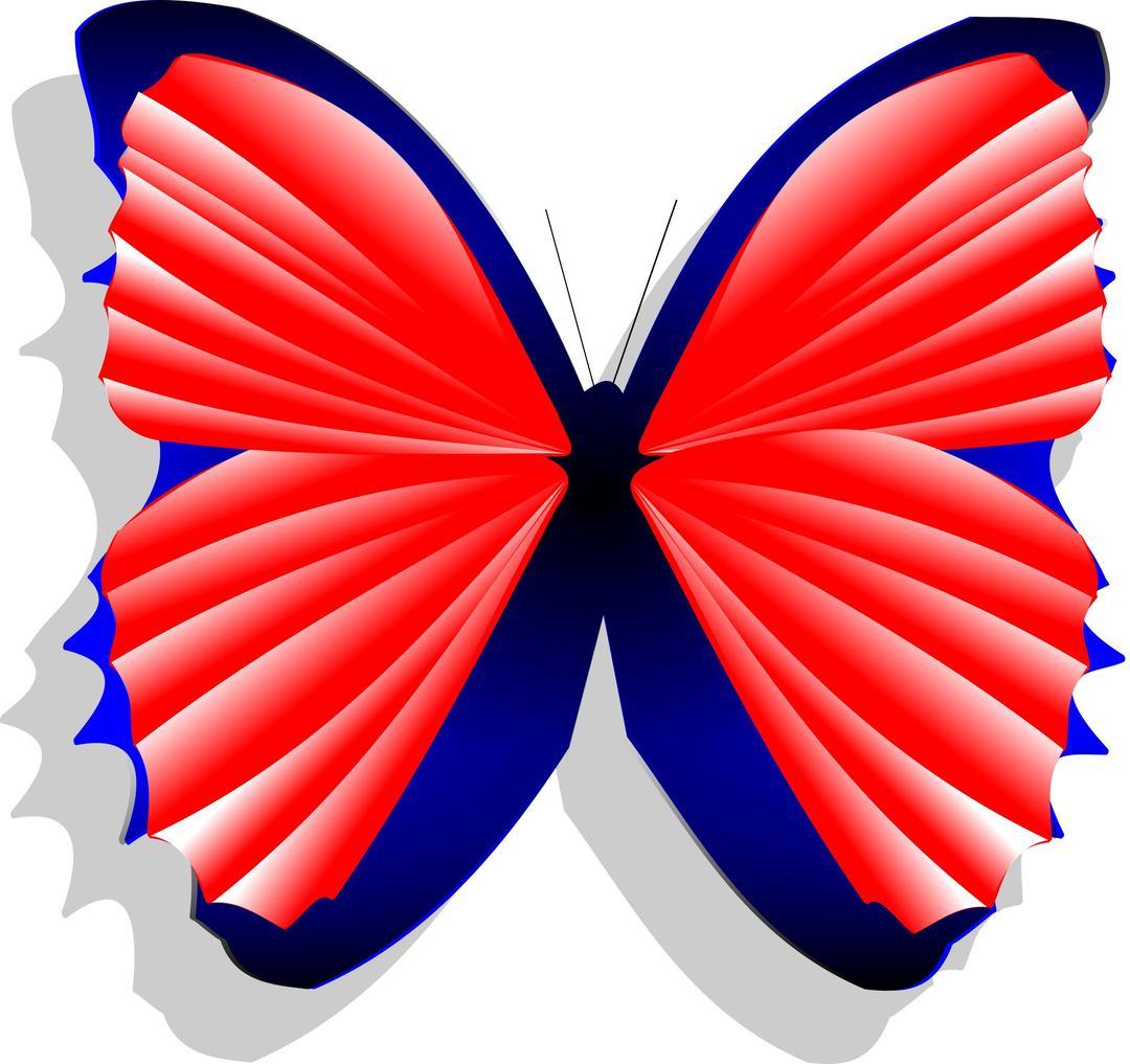 blue and pink butterfly png transparent