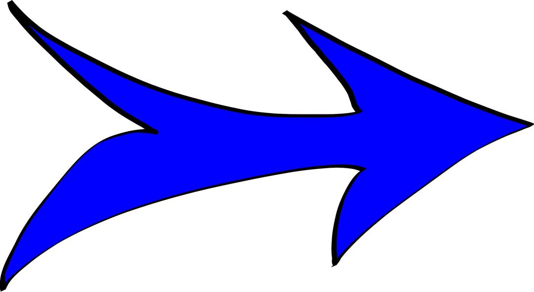 blue arrow png transparent