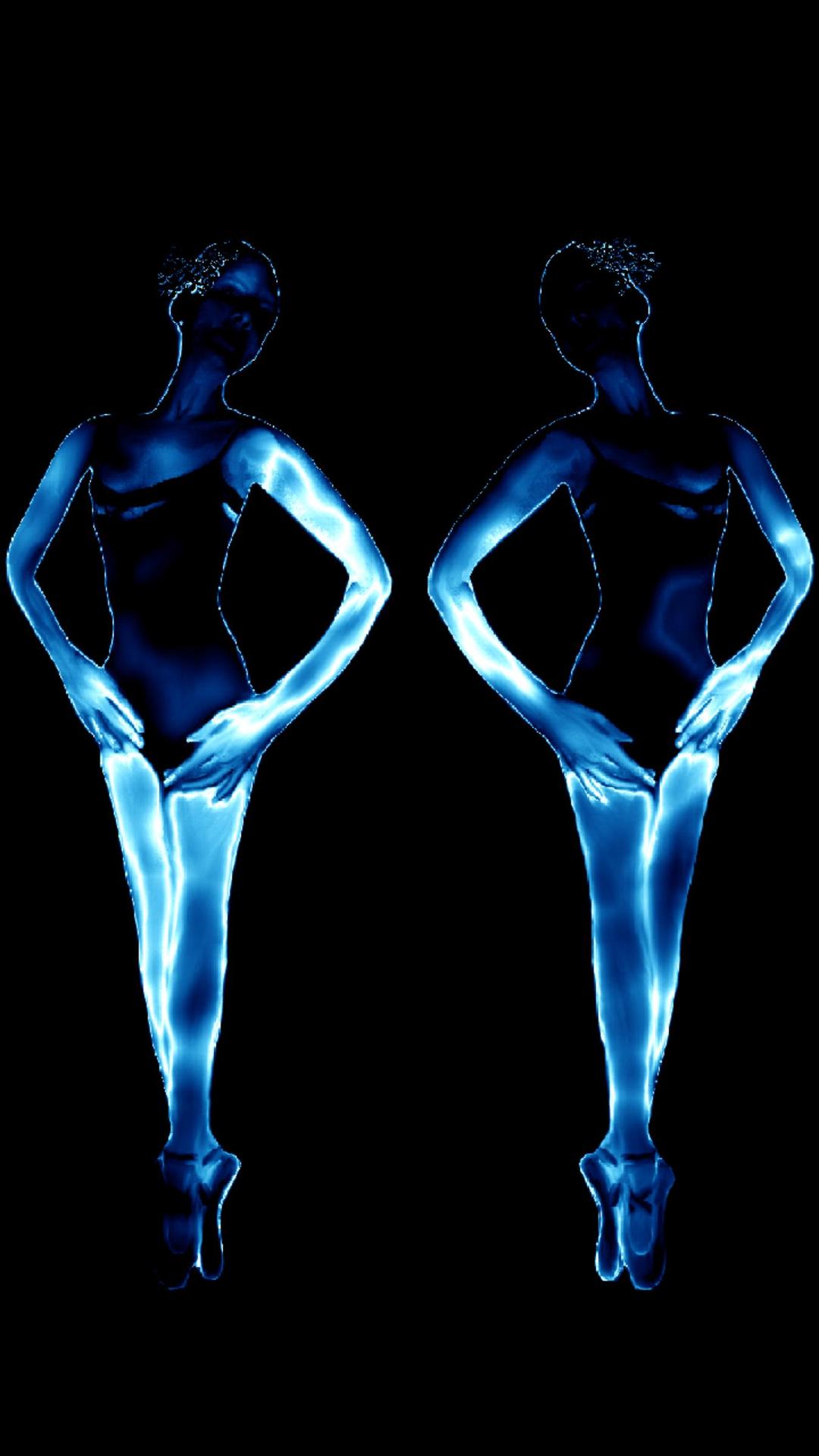 Blue Ballerinas Duet png transparent