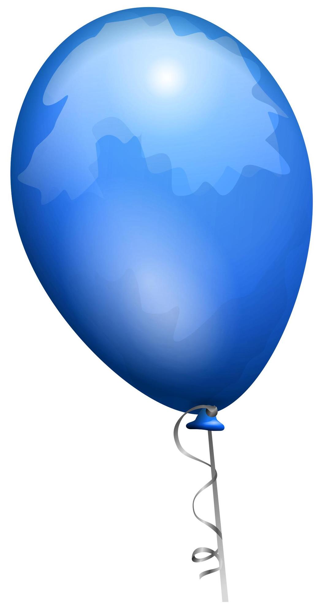Blue balloon png transparent