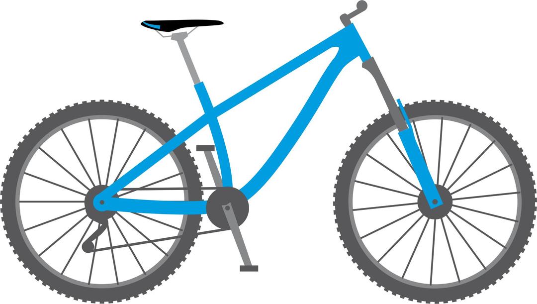 Blue Bicycle png transparent