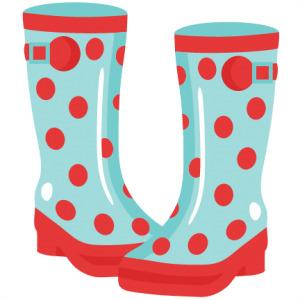 Blue Boots With Red Dots png transparent