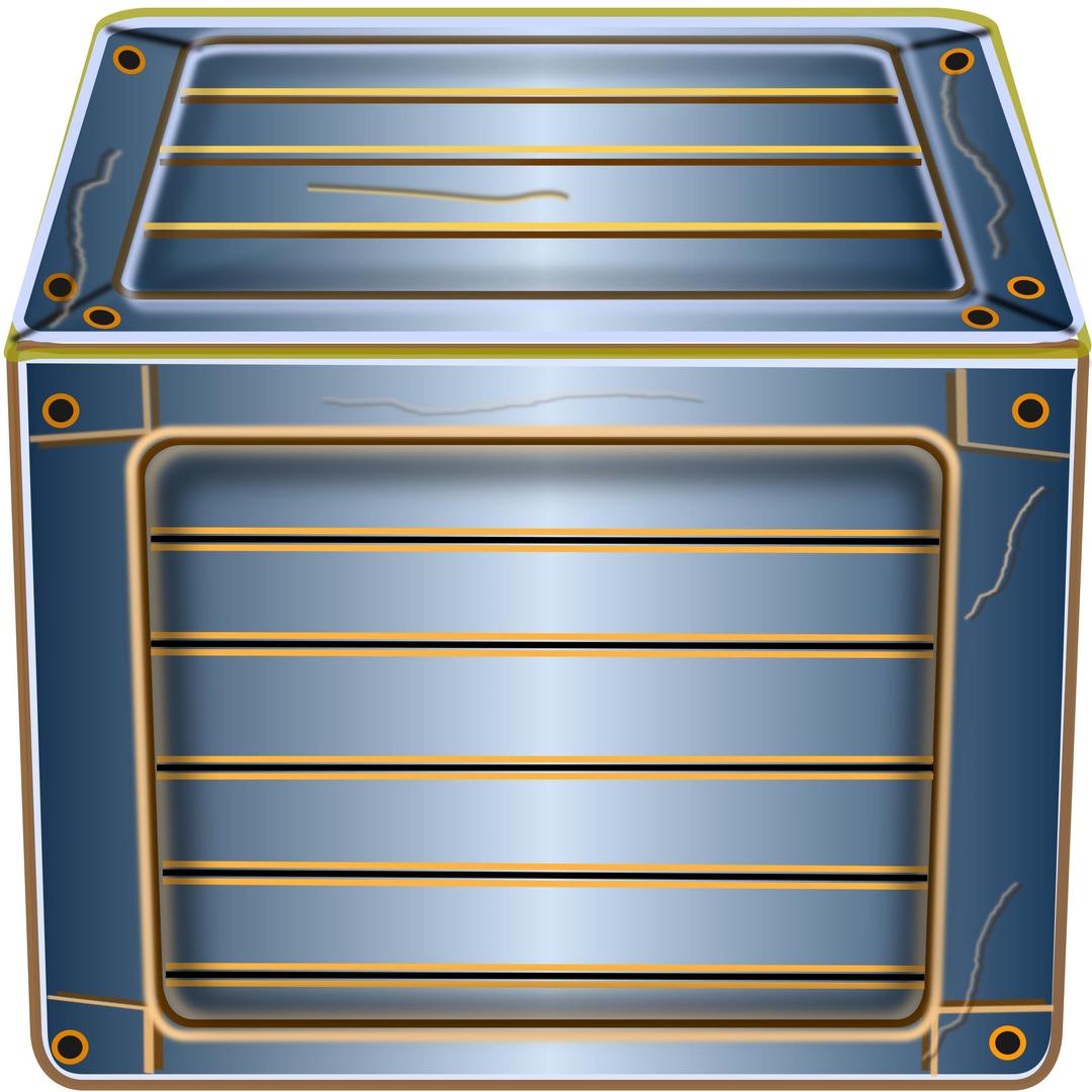 Blue Box wood png transparent