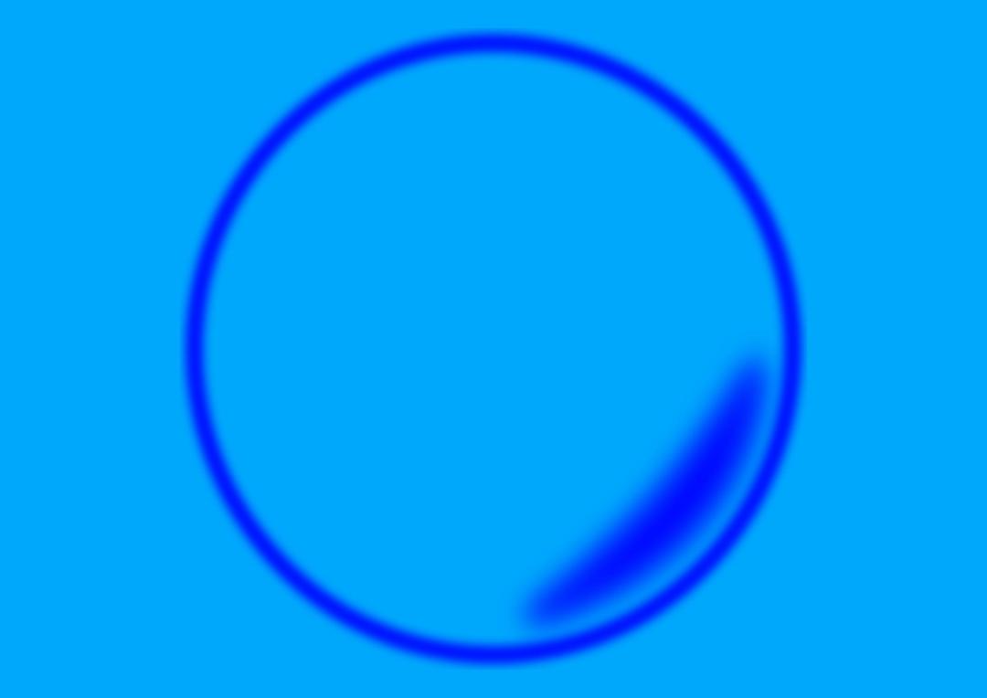 Blue bubble png transparent