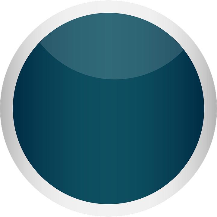 Blue Button With Grey Border png transparent
