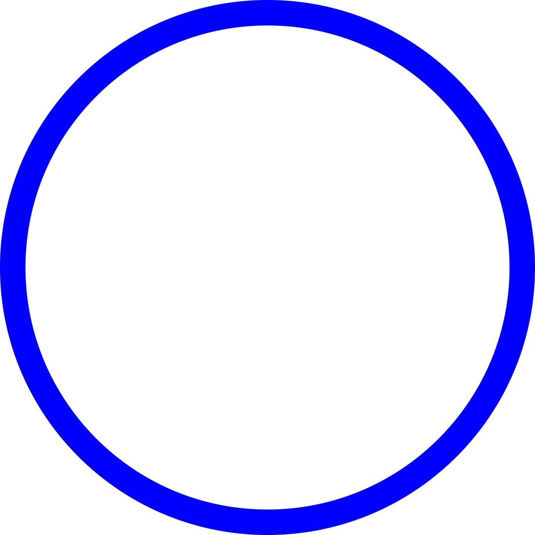 Blue Circle png transparent