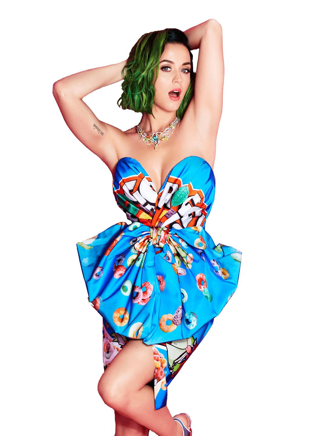 Blue Dress Katy Perry png transparent