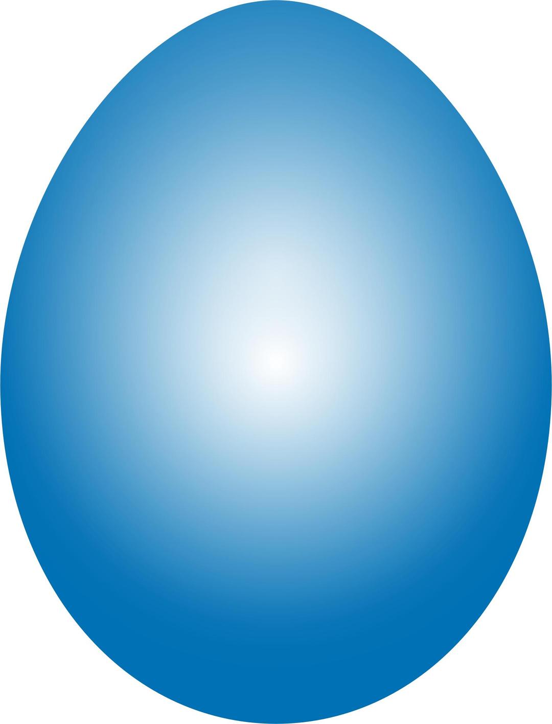Blue Easter Egg png transparent
