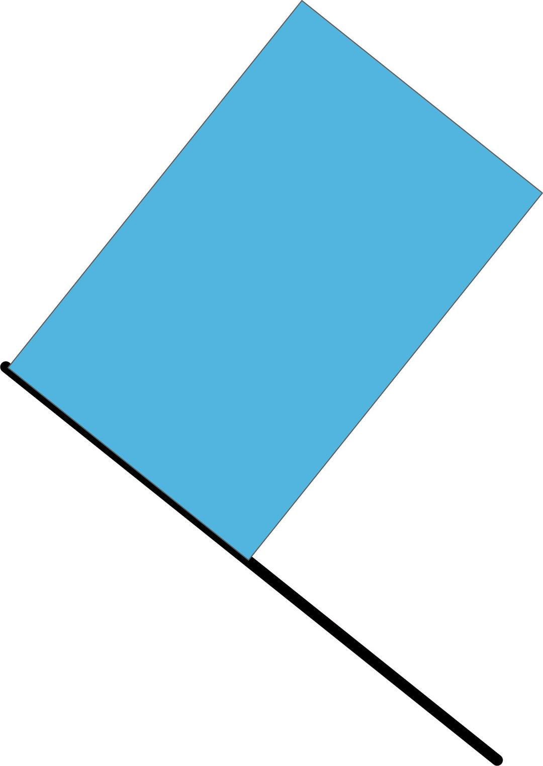 Blue flag png transparent