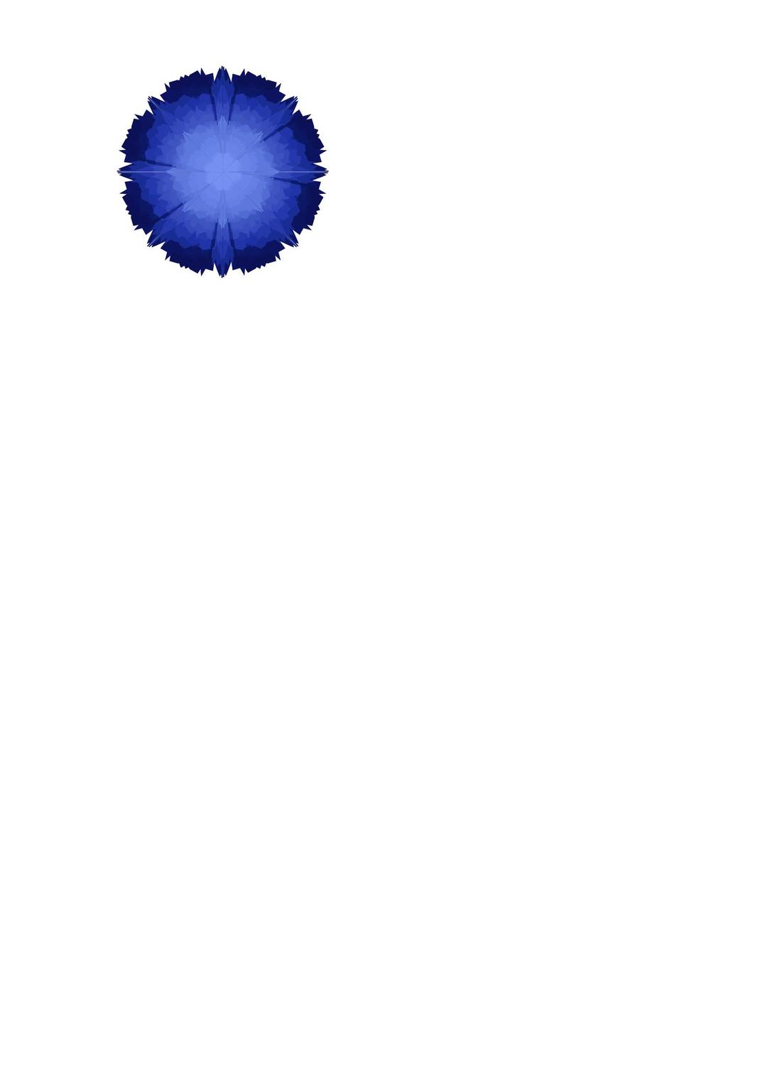 Blue Flower png transparent