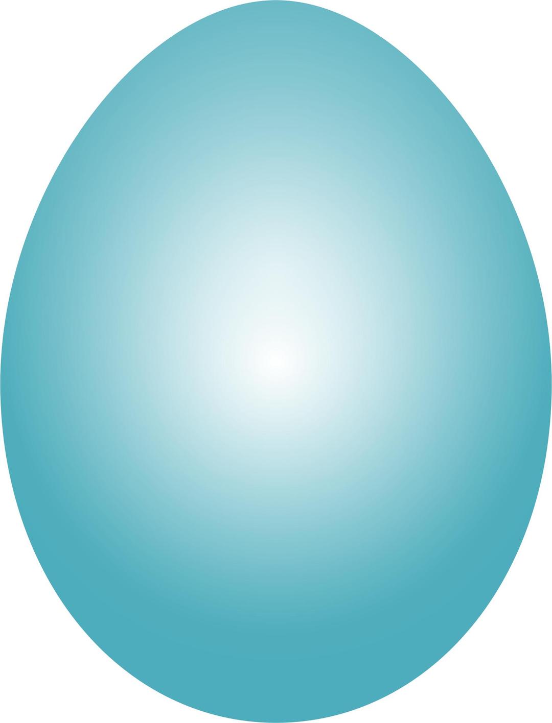 Blue Green Easter Egg png transparent