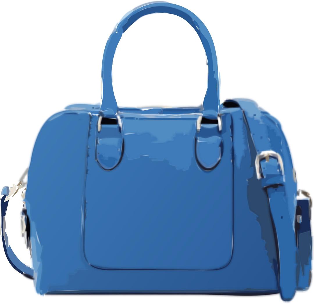 Blue Handbag "despamed" png transparent