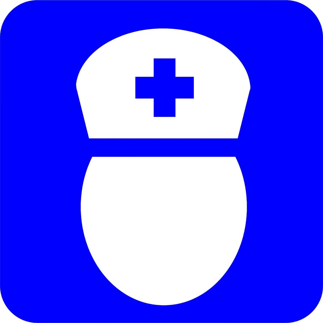 Blue Nurse Icon png transparent