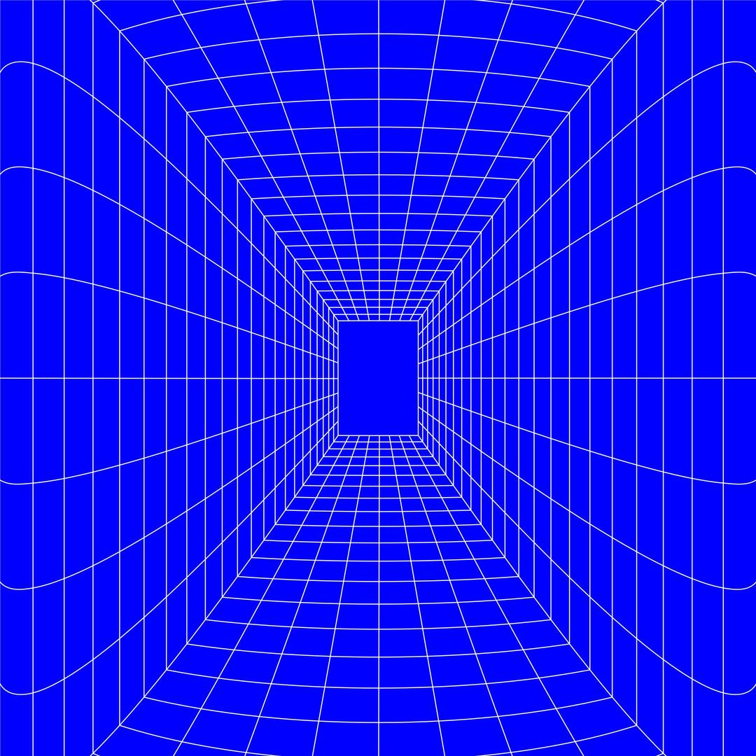 Blue Perspective Grid Distorted 12 png transparent