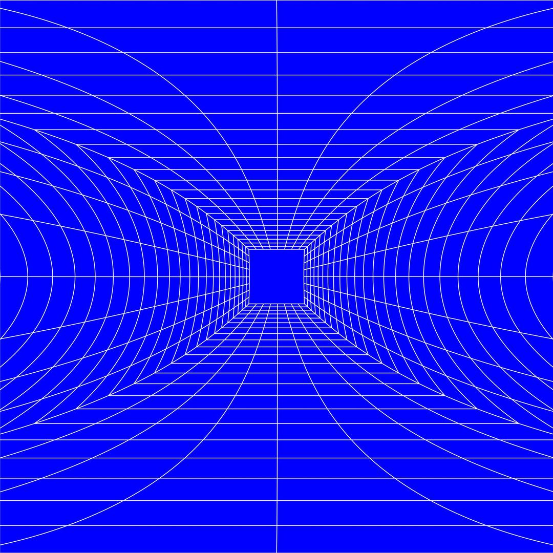 Blue Perspective Grid Distorted 13 png transparent