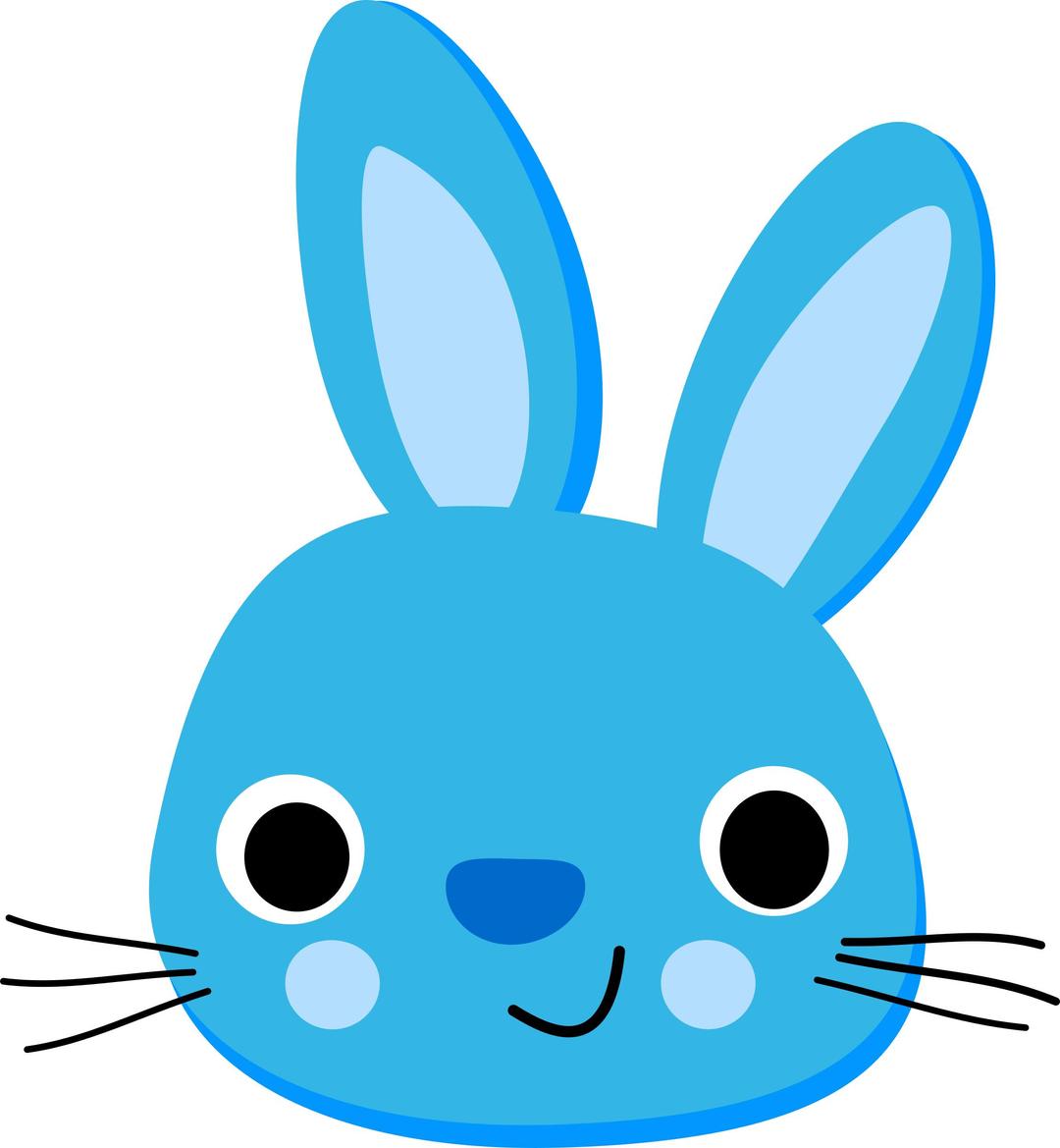 Blue Rabbit - Lapin Bleu png transparent