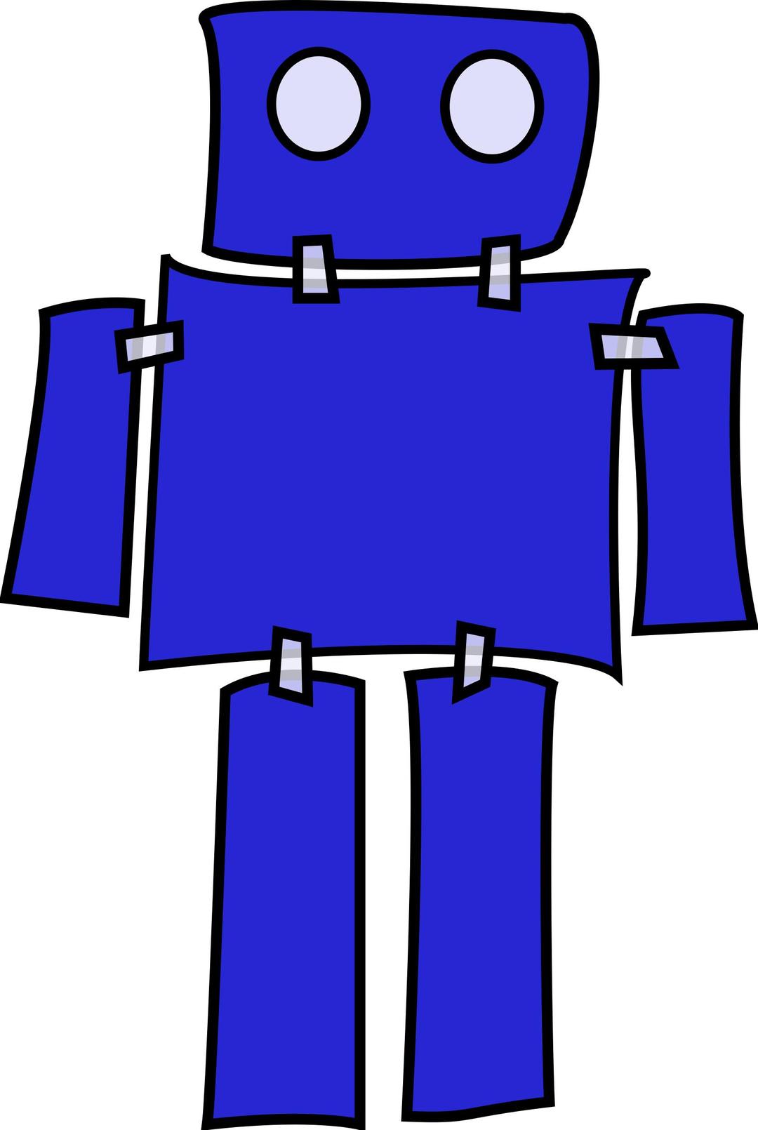 Blue Robot png transparent
