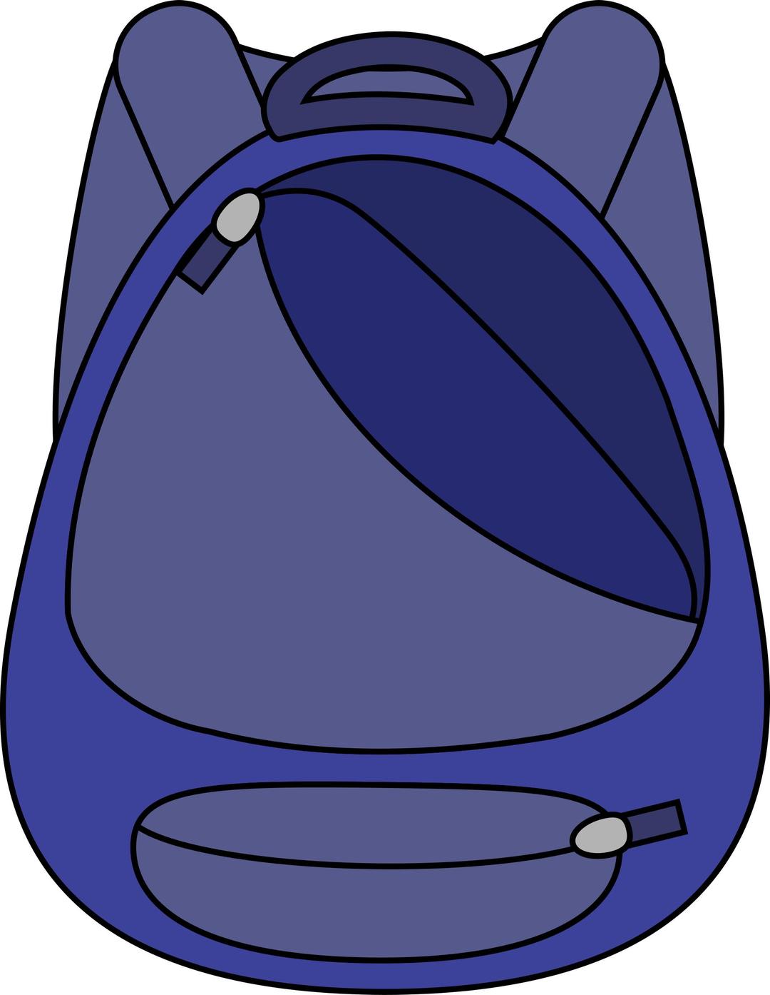 Blue School Bag png transparent