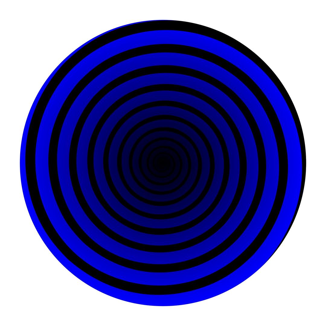 Blue Spiral png transparent