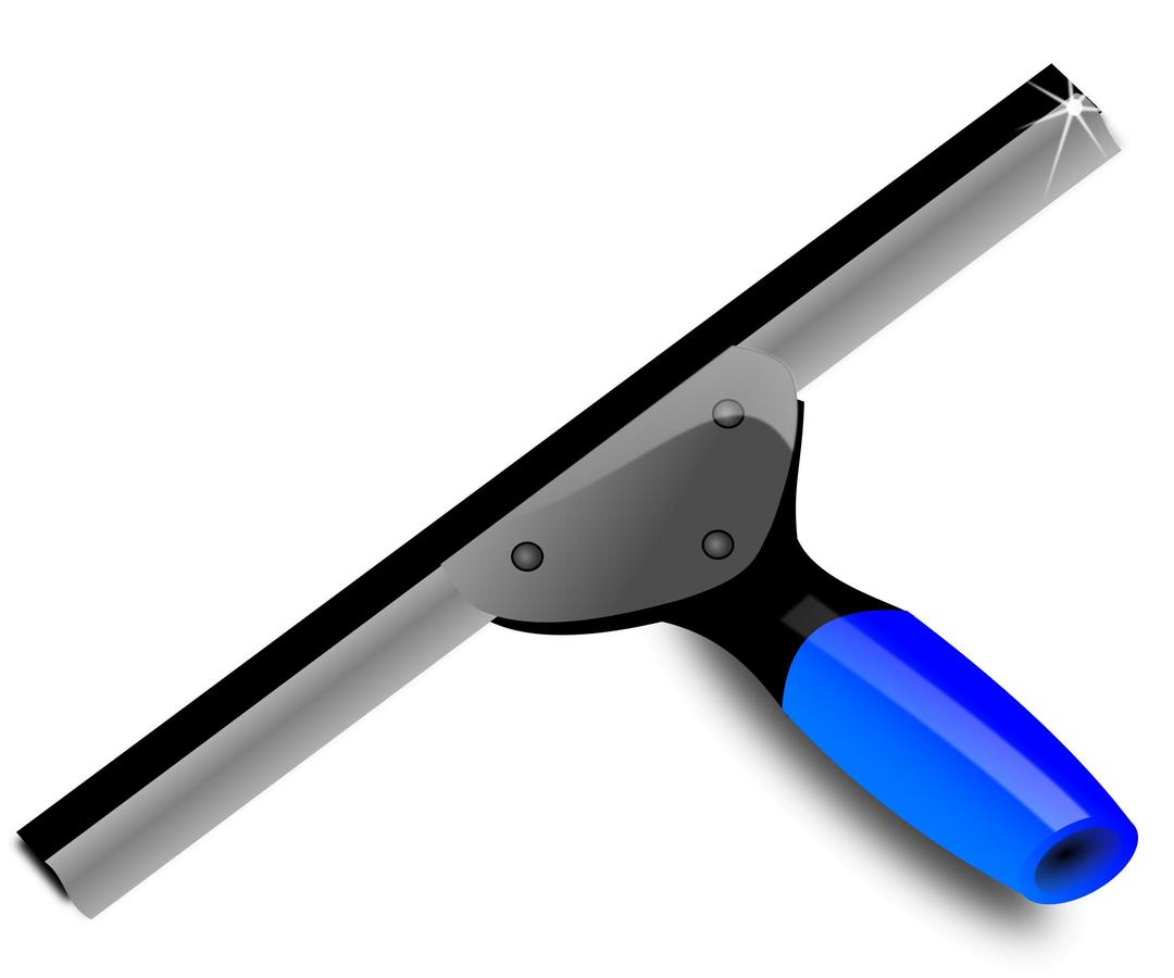 Blue squeegee png transparent
