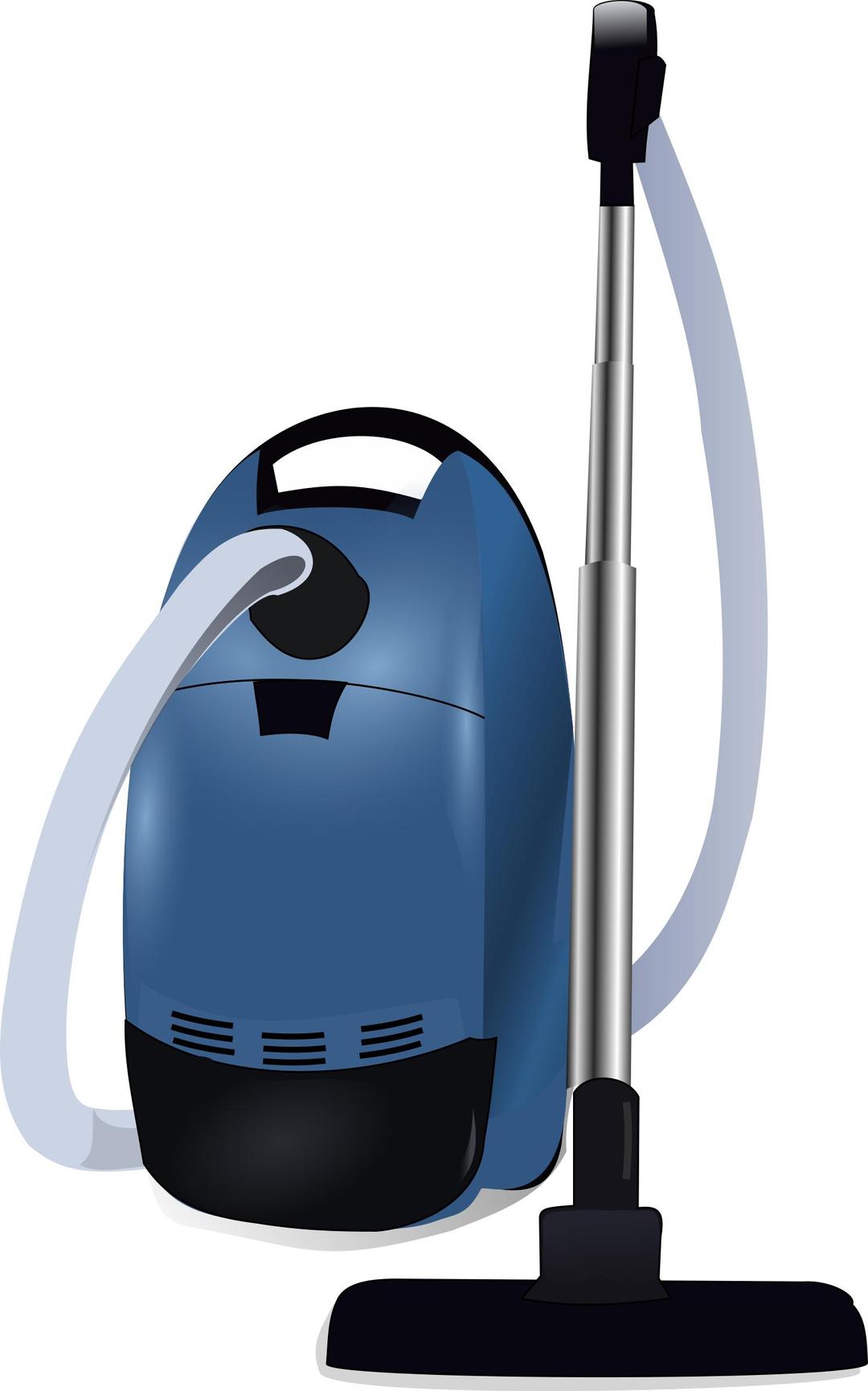 Blue vacuum cleaner png transparent