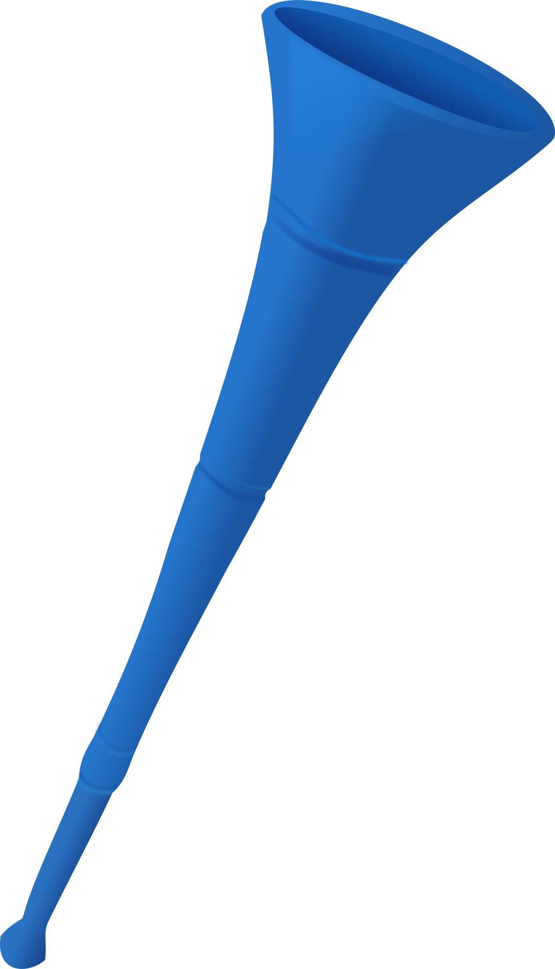 Blue Vuvuzela png transparent