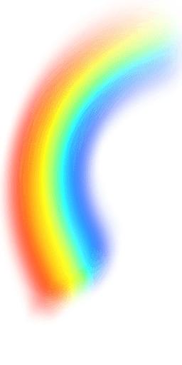 Blurry Rainbow png transparent