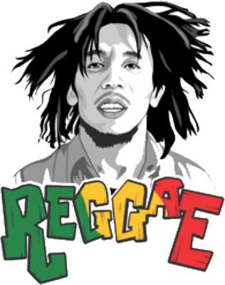 Bob Marley Reggae png transparent