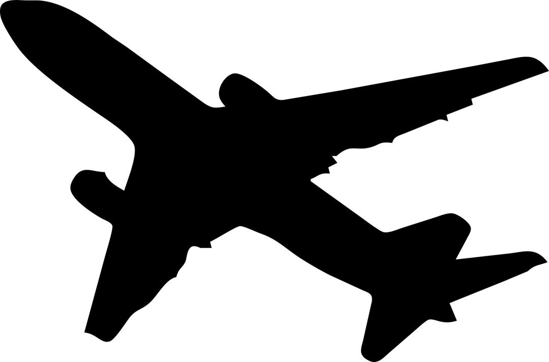 Boeing 767 Silhouette png transparent