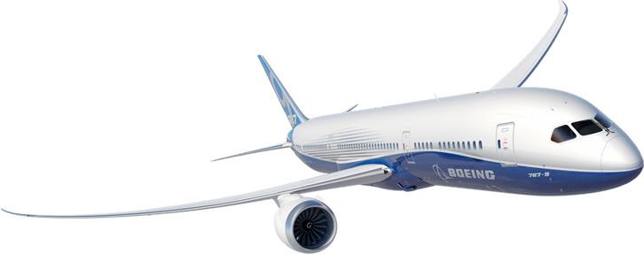 Boeing 787 png transparent