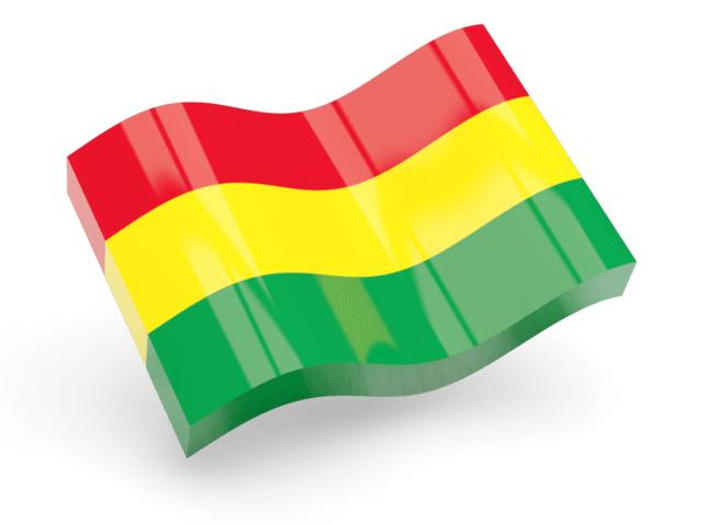 Bolivia Flag Wave Icon png transparent
