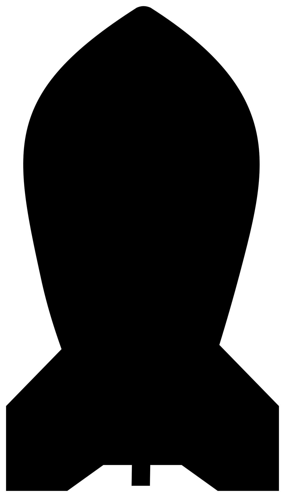 Bomb silhouette png transparent