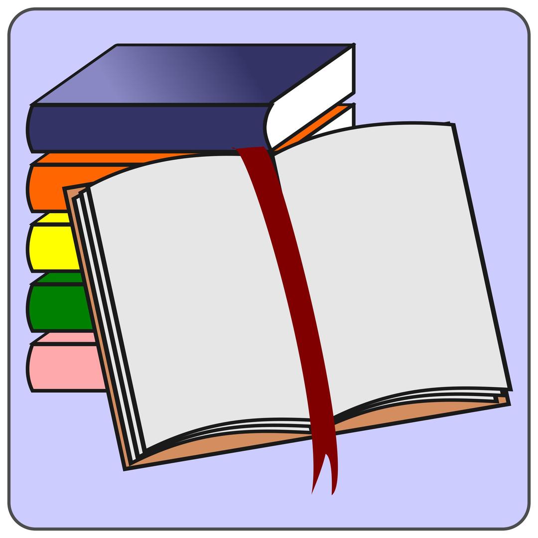 Books icon png transparent