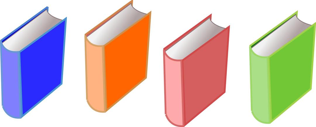 books of 4 png transparent
