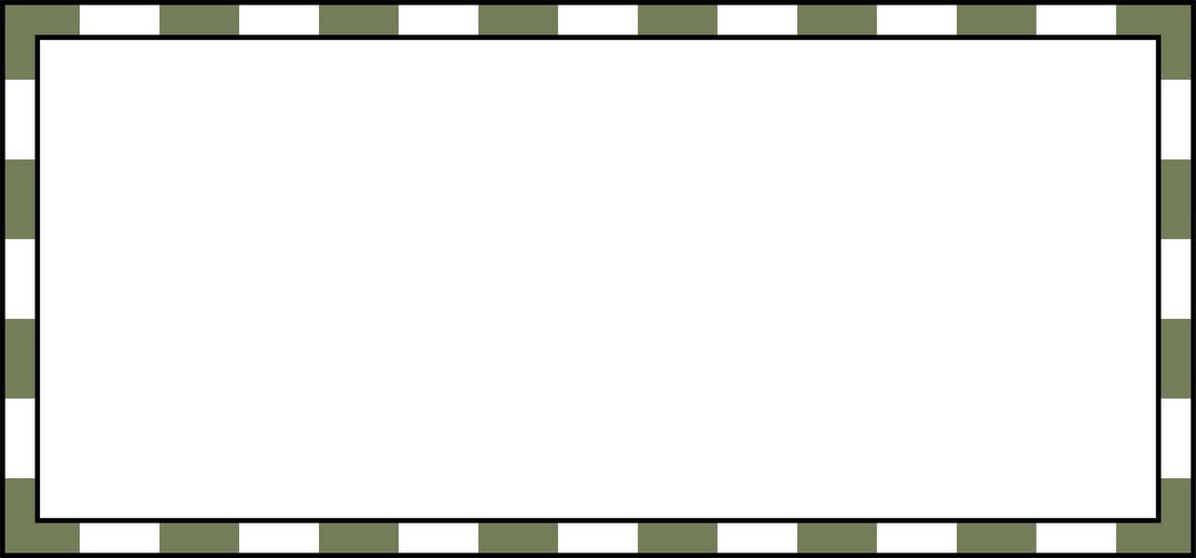 Border - Green and White png transparent