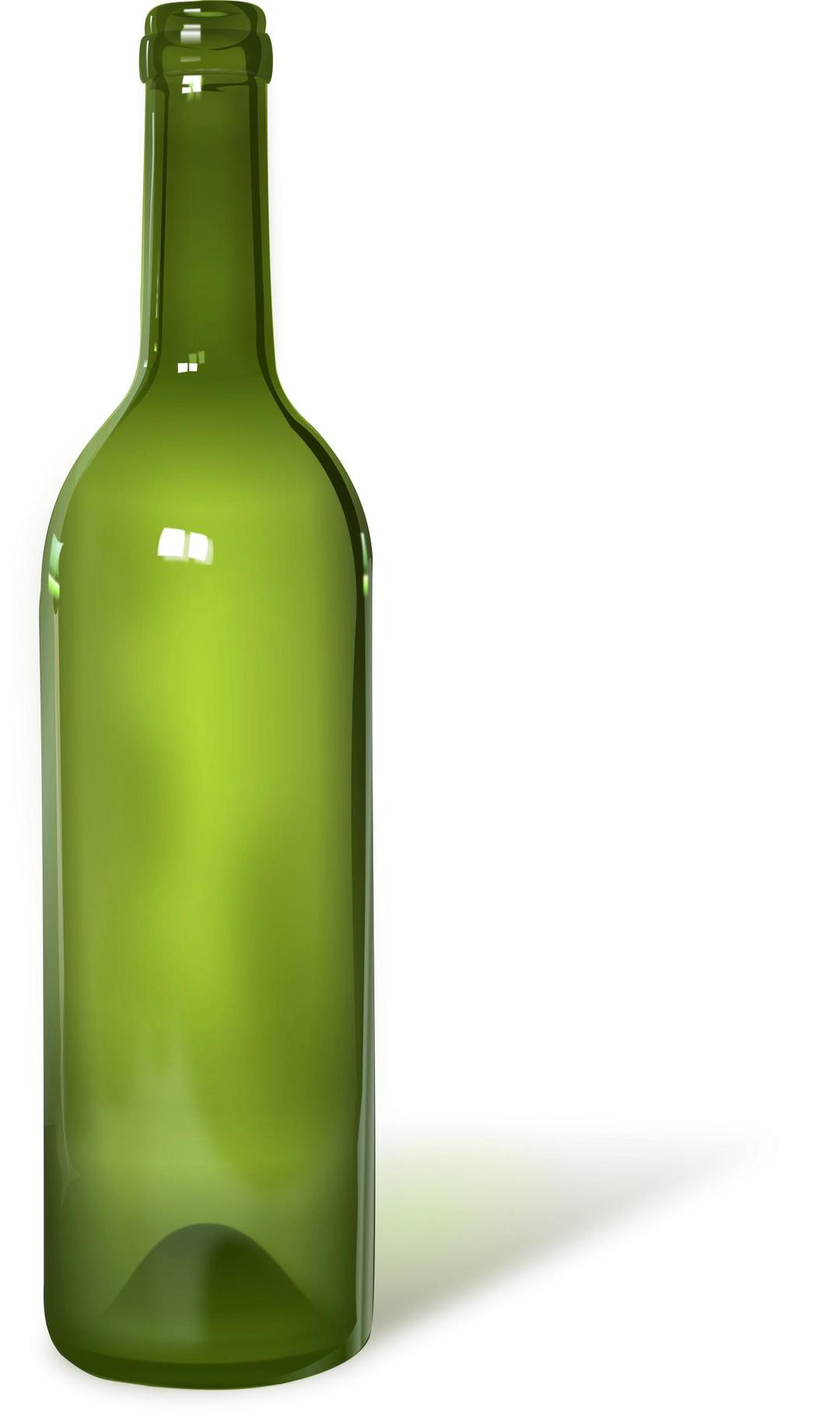 Bottle - detailed (with shadow) png transparent