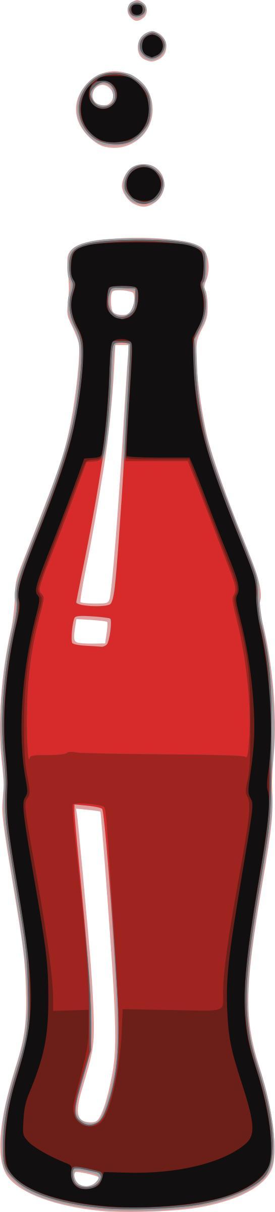 Bottle with Soda png transparent