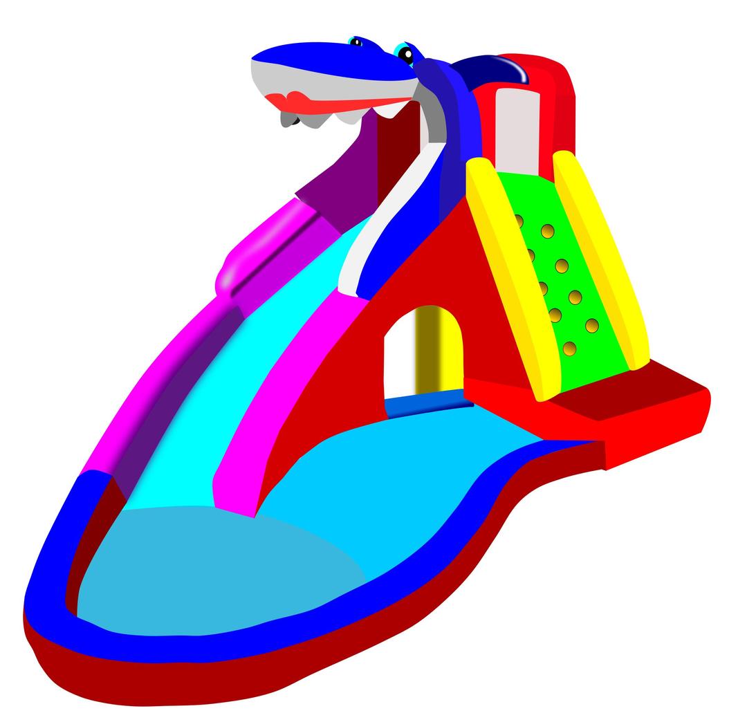 Bouncy Castle - Water Slide - Pool png transparent