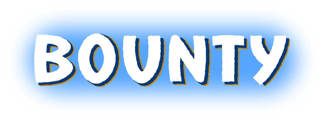 Bounty Logo Blue Background png transparent