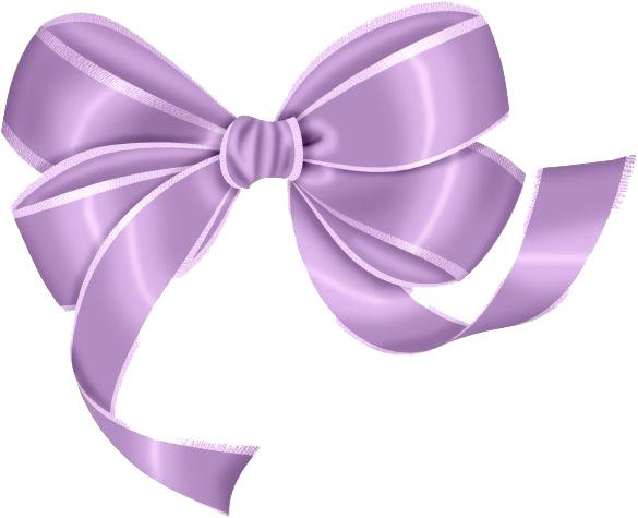 Bow Purple png transparent