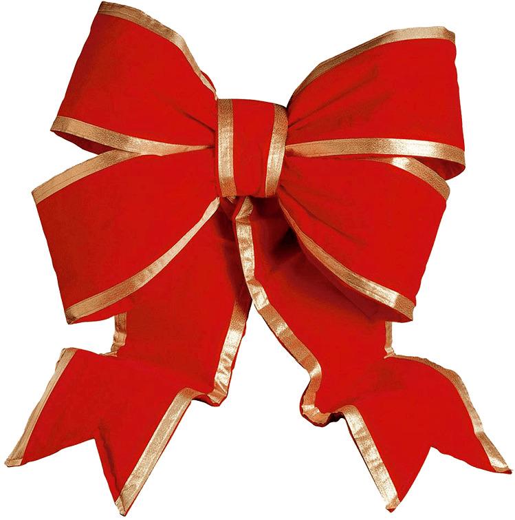 Bow Red Gold png transparent